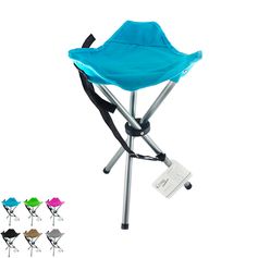Tabouret pliable acier 32x32x43cm