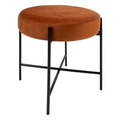 Tabouret velours ambre ARTY 47x45cm