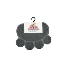 Tapis animaux PATOUNE anthracite 30x40cm