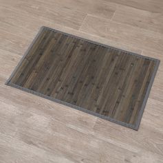 Tapis bambou gris 50x80cm