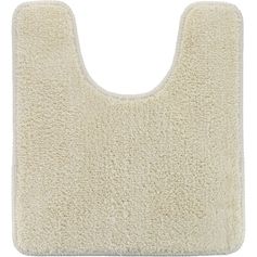Tapis contour WC doux beige 45x50cm