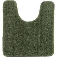 Tapis contour WC doux kaki 45x50cm