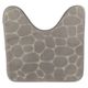 Tapis contour WC galet gris clair 45x50cm