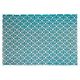 Tapis coton à motifs bleu 60x90cm