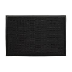 Tapis d'entrée 3D gris et noir 80x50cm