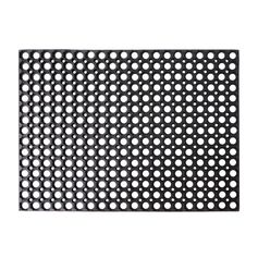 Tapis d’entrée caillebotis noir 80x60cm
