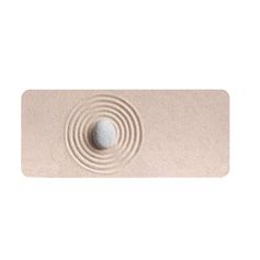 Tapis de bain absorbant SERENA à motif polyester naturel 50x120cm