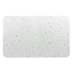 Tapis de bain absorbant SPLASH polyester blanc 50x120cm