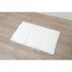 Tapis de bain chenille blanc 50x80cm