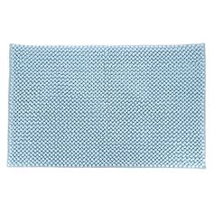 Tapis de bain chenille bleu clair 50x80cm