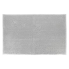Tapis de bain chenille gris clair 50x80cm