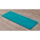 Tapis de bain mémoire de forme galets bleu canard 45x120cm