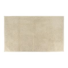 Tapis de bain rectangulaire TIMELESS beige 45x75cm