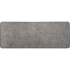 Tapis de cuisine hexagone gris clair 45x120cm