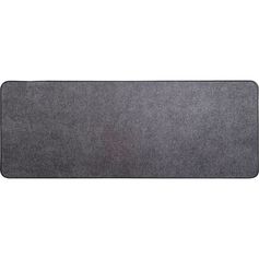 Tapis de cuisine hexagone gris foncé 45x120cm