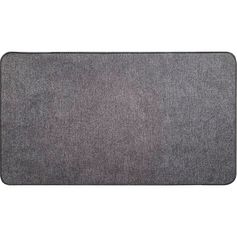 Tapis de cuisine hexagone gris foncé 45x80cm