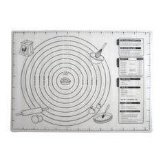 Tapis de préparation à pâtisserie 64x46cm