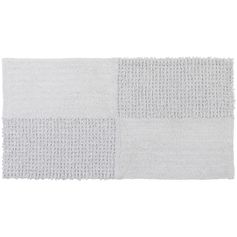 Tapis déco Nael blanc 45x90cm