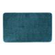 Tapis en microfibres et latex bleu canard 45x75cm