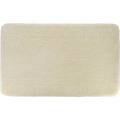 Tapis en microfibres et latex écru 45x75cm