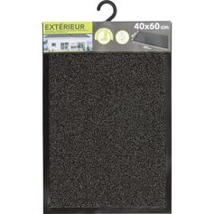 Tapis gris noir 40x60cm