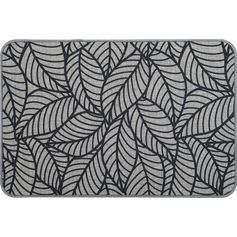 Tapis imprimé JUNGLE gris 40x60cm