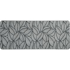 Tapis imprimé JUNGLE gris 50x120cm