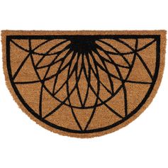 Tapis lune ROSACE imprimé 40x60cm