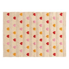 Tapis rectangle Amour coton 120x170cm