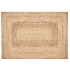 Tapis rectangulaire jute naturel 160x230cm