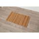 Tapis salle de bain bambou naturel mat 50x80cm