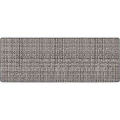 Tapis tissé PIXEL gris 45x120cm