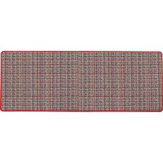 Tapis tissé PIXEL rouge 45x120cm