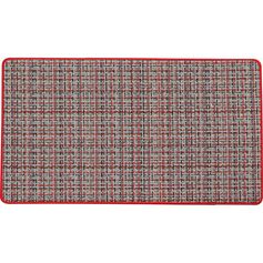 Tapis tissé PIXEL rouge 45x80cm