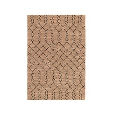 Tapis tissé INDUS salon brun 120x170cm