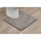Tapis wc galets taupe 45x50cm