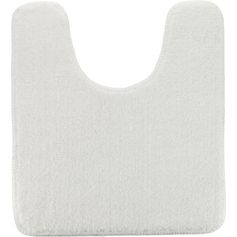 Tapis WC microfibres blanc 45x50cm