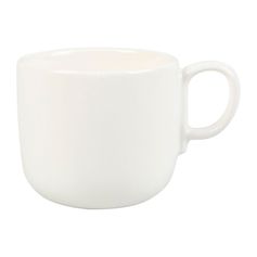 Tasse à café porcelaine CYRILLIQUE blanc 12cl - LETHU