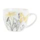 Tasse à café porcelaine JARDIN jaune 10cl - LETHU