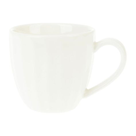 Tasse à café porcelaine SOUVENIRS blanc 9cl - LETHU
