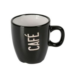 Tasse céramique noir 15.5cl