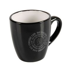 Tasse céramique noir 8.5cl