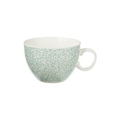 Tasse FLORAL GREEN porcelaine 38cl