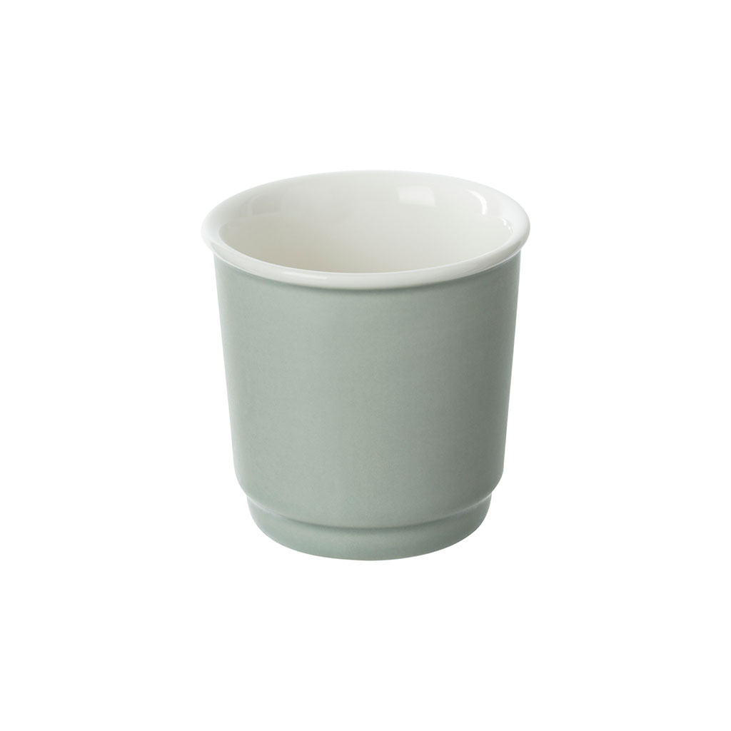 Tasse porcelaine vert menthe 9cl