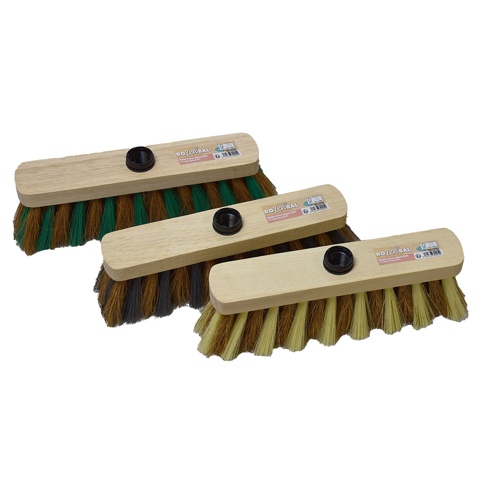 Tête de balai en fibres de coco bicolore