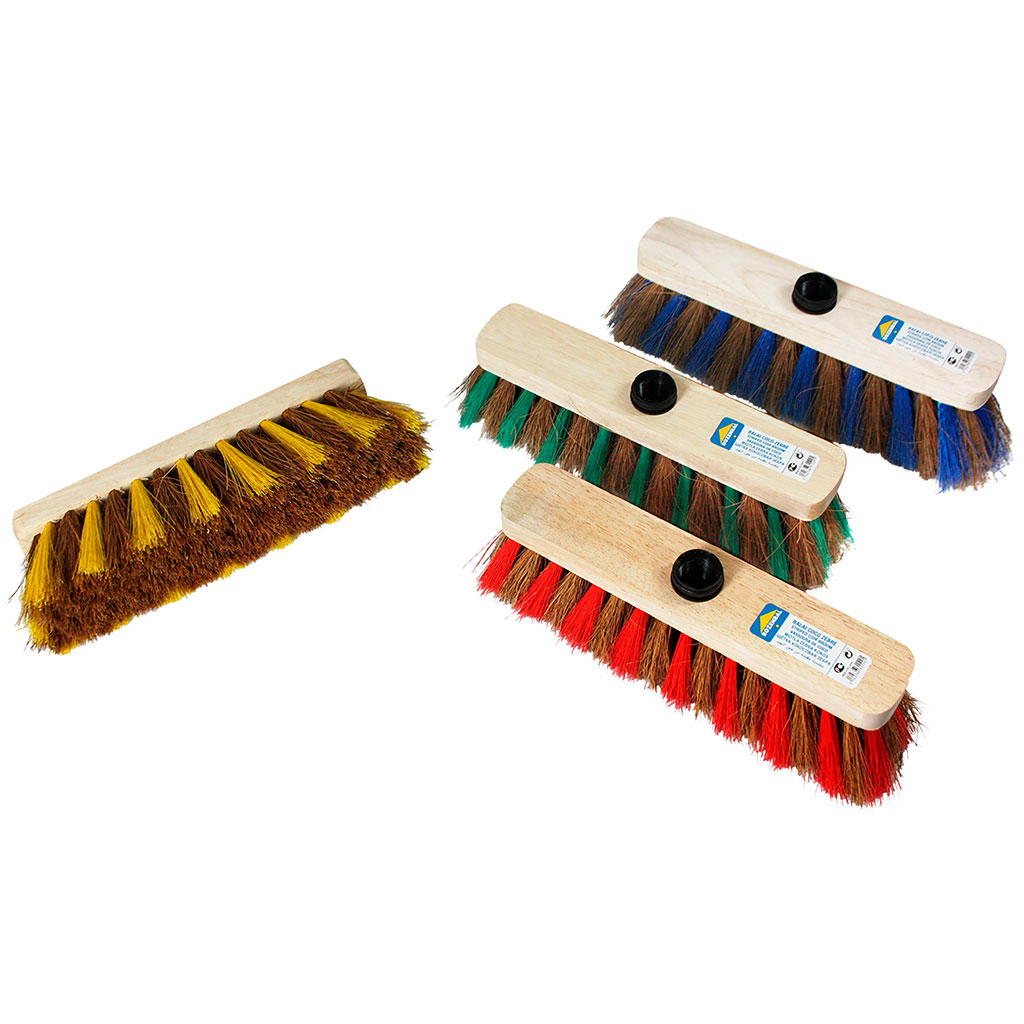 Tête de balai en fibres de coco bicolore