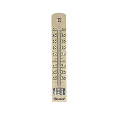 Thermomètre d'intérieur hêtre H 18cm
