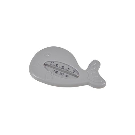 Thermomètre de bain en silicone - Coquillage - Gris