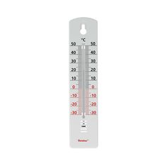 Thermomètre intérieur extérieur plastique H 20.5cm