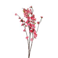 Tige fleur de cerisier artificielle 3 branche H 110cm